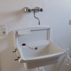 Waschbecken Heizraum 