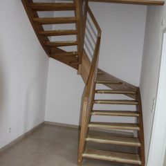 Holztreppe Eiche 